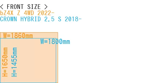 #bZ4X Z 4WD 2022- + CROWN HYBRID 2.5 S 2018-
